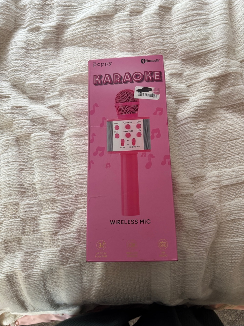 Pink Karaoke Wireless Microphone